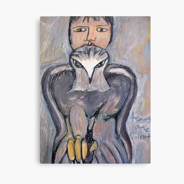 2 Faces of the Hawk Canvas Print