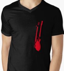 guitar Men's V-Neck T-Shirt