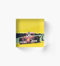 Ferrari Grand Prix racing car Acrylic Block