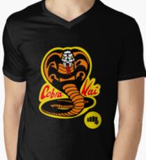 Camiseta para hombre de cuello en v Cobra Kai