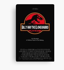 Billy And The Cloneasaurus Canvas Print