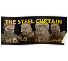 Pittsburgh Legends The Steel Curtain By Jmacsketch Redbubble