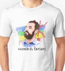 t-shirt of NASSER EL ZAFZAFI,rif,hirak,freedom, Slim Fit T-Shirt