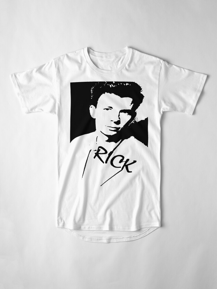 rick astley tour t shirt