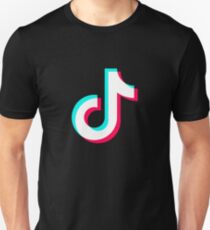 Tik Tok Official White Logo Unisex T-Shirt