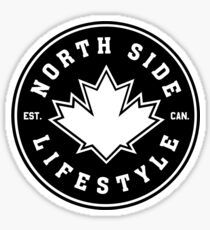 NSL Canada Black Leaf Crest Sticker