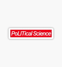 PoLITical Science Sticker