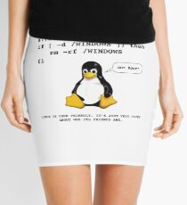 Windows Sucks Mini Skirt