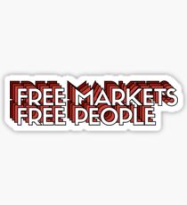 Pegatina FREE MARKETS FREE PEOPLE 2