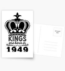 Birthday Boy Shirt - Kings Are Born In 1949 Postcards