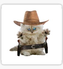 pussaygunz - sheriff 2 gunz Sticker