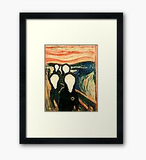 Wu Scream - www.art-customized.com Framed Print