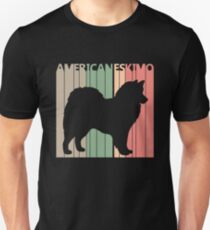 American Eskimo Dog Silhouette Unisex T-Shirt
