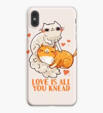 Cute Cats - Love is all you knead iPhone XS Max Case