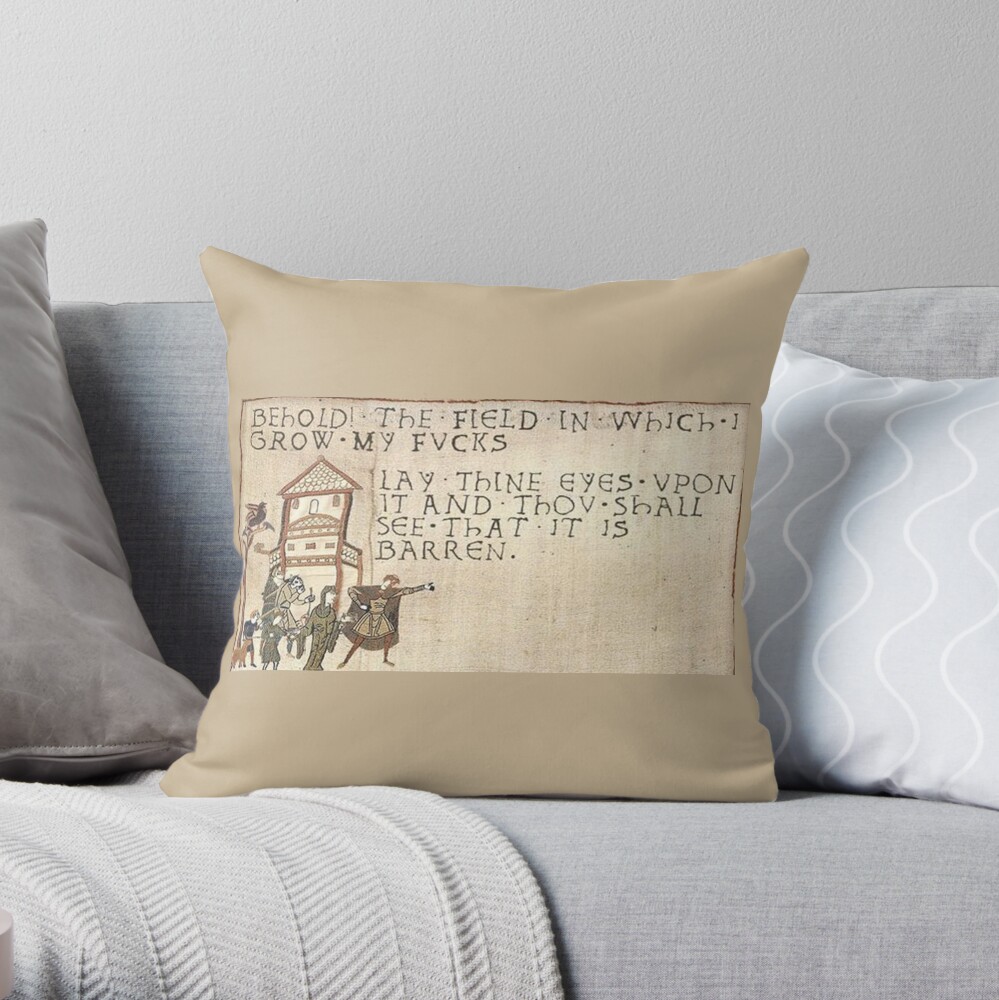 Behold The Field! Throw Pillow