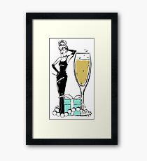 Glam Girl Framed Print