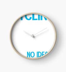 Cycling Hobbies Clock