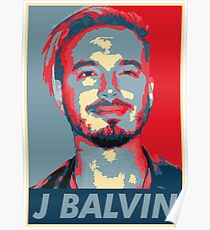 J Balvin Poster
