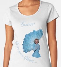 White Christmas Sisters-1 Women's Premium T-Shirt