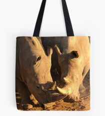 White Rhino Tote Bag