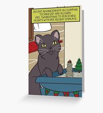 Mrs. Twinklepaws' Holiday Display Greeting Card
