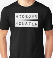 Camiseta ajustada Horroroso Monster Impact Label | Humor autodesprecio