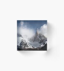 Cerro Torres peak in El Chalten Acrylic Block