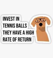 Funny Dog Accountant Financial Advisor Finance Teacher Sticker