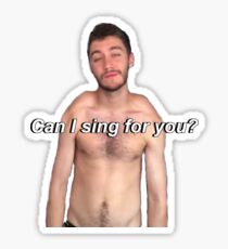 Can I Sing For You? Sticker