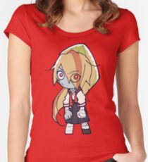 Saki Zombie Chibi Fitted Scoop T-Shirt