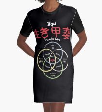 Ikigai, Karte T-Shirt Kleid