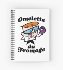Omelette du Fromage Spiral Notebook