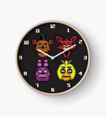 Five Nights at Freddy's 1 - Pixel art - The Classic 4 Clock