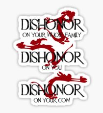 Dishonor! Sticker