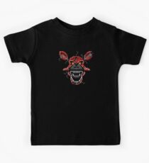 Five Nights at Freddys 4 - Nightmare Foxy - Pixel art Kids Tee