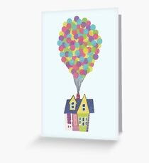 Balloon House Greeting Card