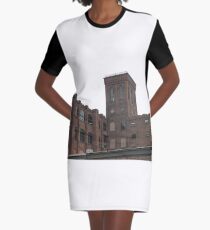 #town #facade #architecture #city #sky #outdoors #brick #old #ancient #religion #tower #horizontal #colorimage #famousplace #locallandmark #nationallandmark #residentialdistrict #nopeople Graphic T-Shirt Dress