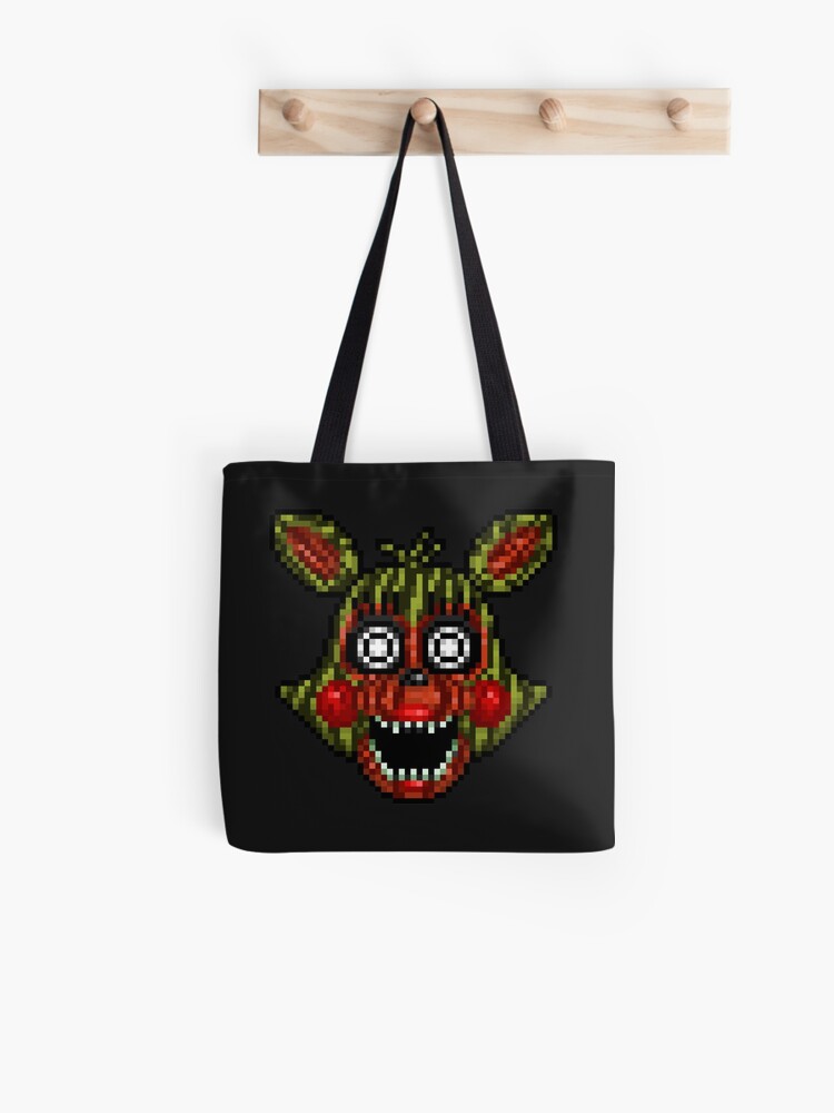 Adventure Phantom Mangle Fnaf World Pixel Art Tote Bag - fnaf world phantom mangle