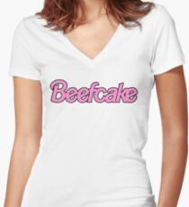 Beefcake Women's Fitted V-Neck T-Shirt