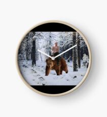 Putin on a bear Clock