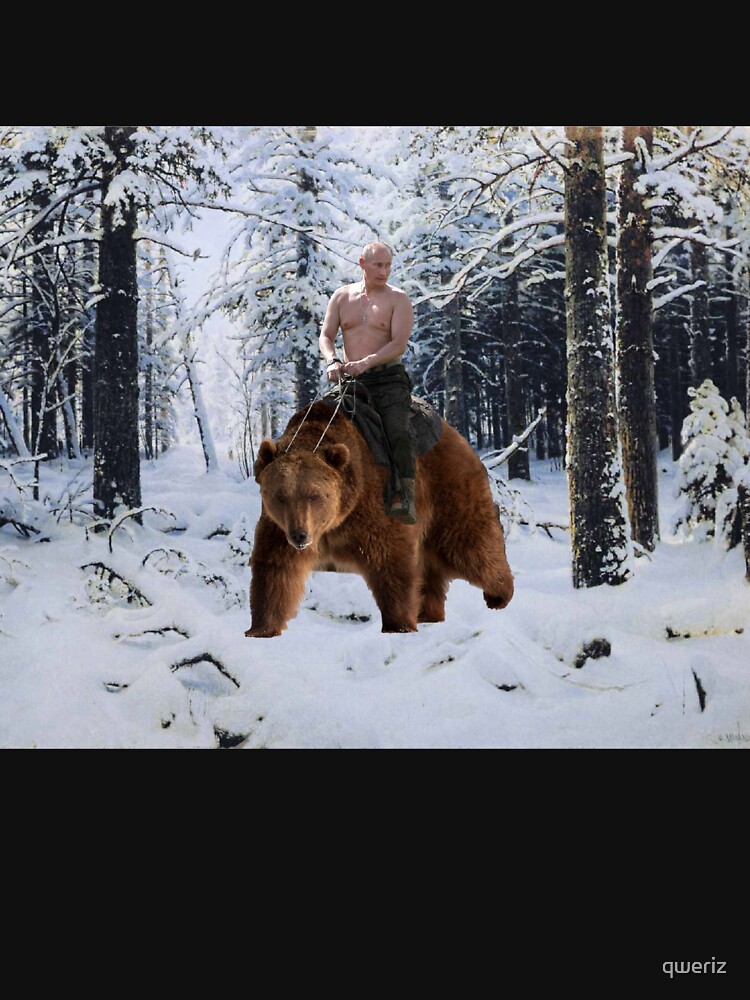 Putin en un oso de qweriz