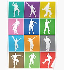 Fortnite Dances & Emotes Poster