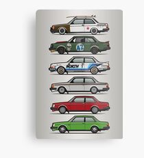 Stack Of Volvo 242 240 Series Brick Coupes Metal Print