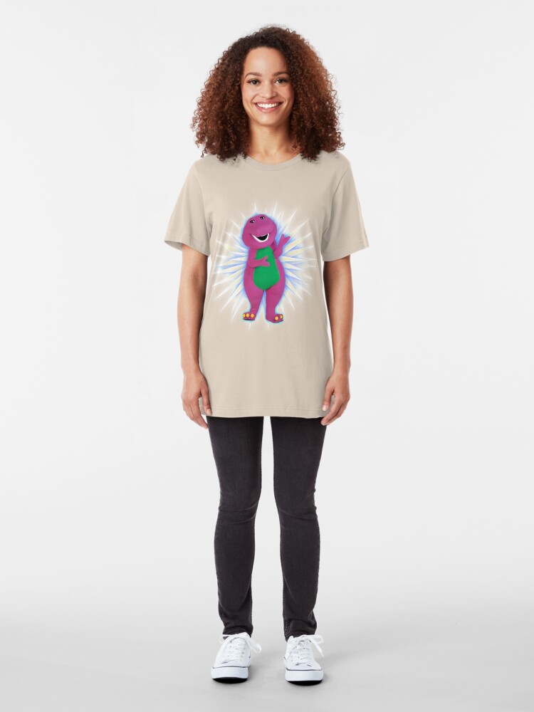 Alternate view of Barney The Dinosaur <3 Slim Fit T-Shirt