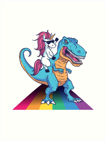 dinosaur with unicorn horn