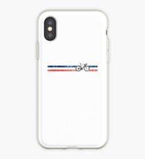 French Cyclist Flag France Bike Racing Bicyclist Black iPhone Case