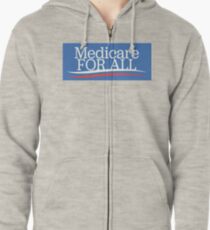 Medicare For All Shirt - Single Payer Healthcare Tee - Healthcare Is A Right Zipped Hoodie