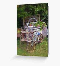 potting shed,antique store, Greenland NH Greeting Card