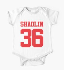36 Shaolin-Kammern Baby Body Kurzarm