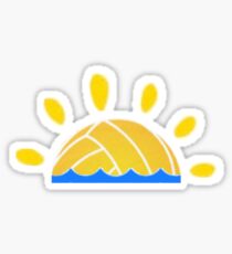Wasserball-Sonnenuntergang Sticker